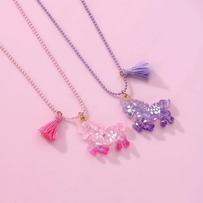 Unicorn BFF Necklace Set