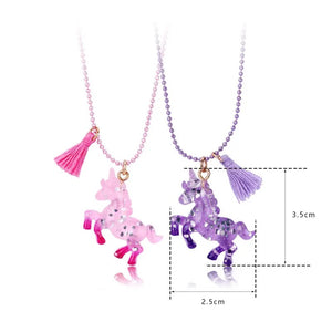 Unicorn BFF Necklace Set