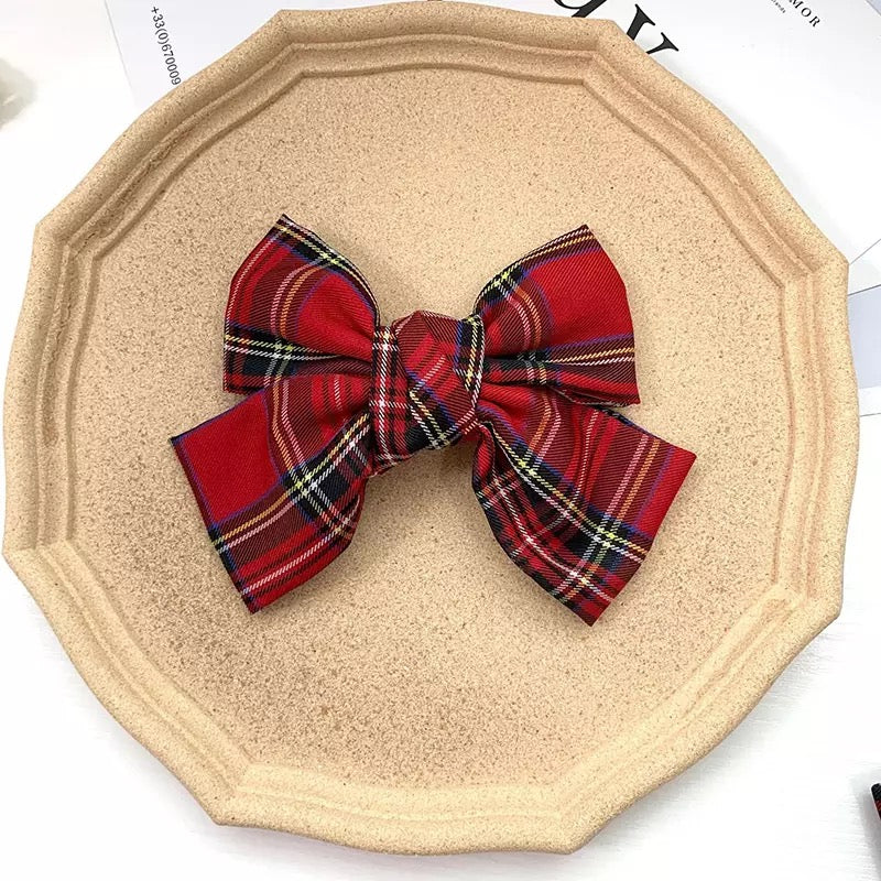 Tartan Hair Bow