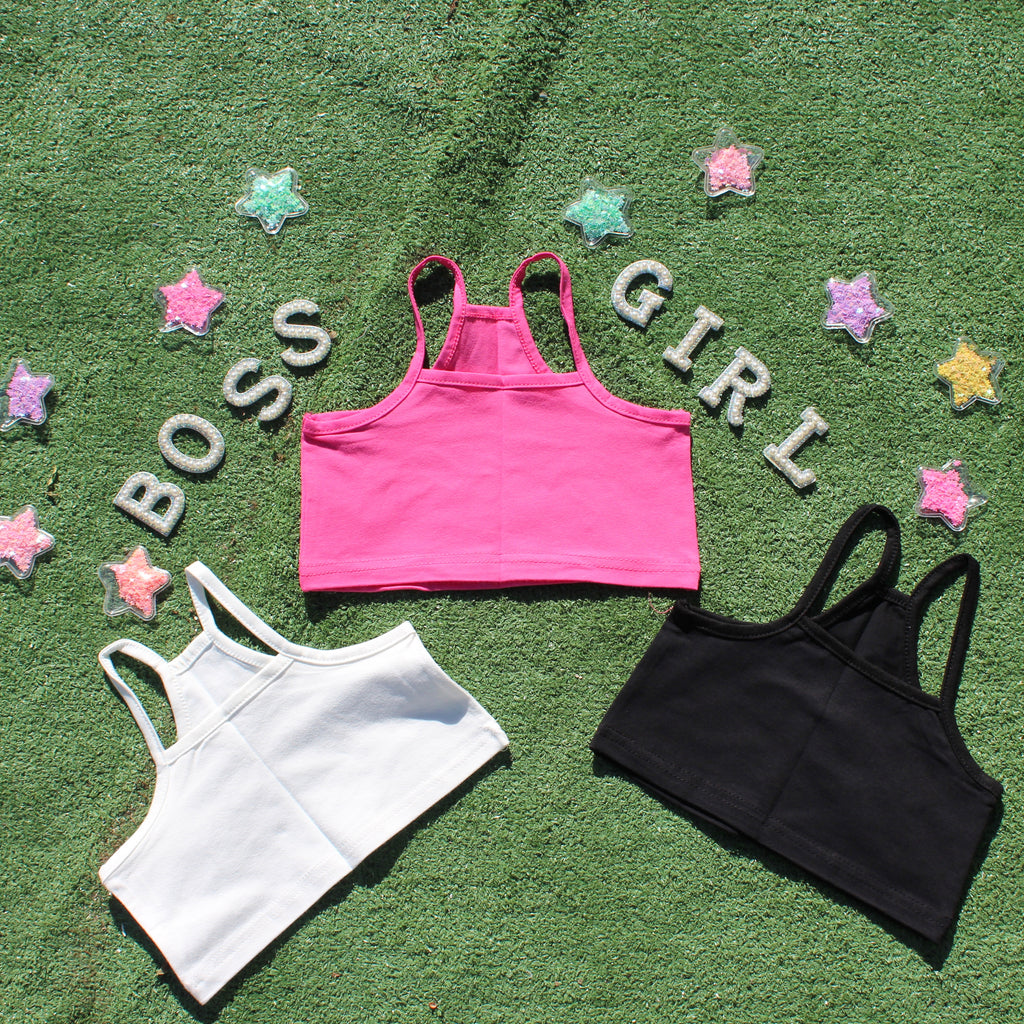 Kids Racerback Crop Top